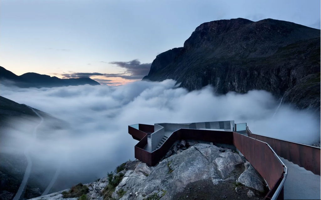 Construções para quem não tem medo nenhum de altura - Noruega