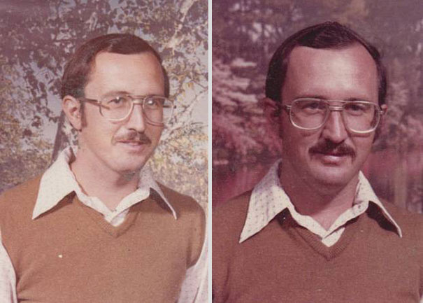 Professor de escola usa a mesma roupa nas fotos do anuário por 40 anos