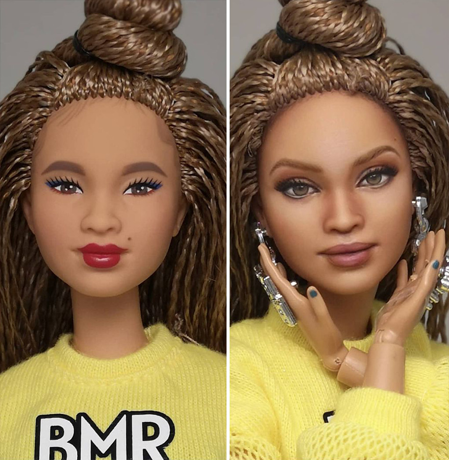 +30 fotos: Artista redesenha bonecos de uma maneira realista