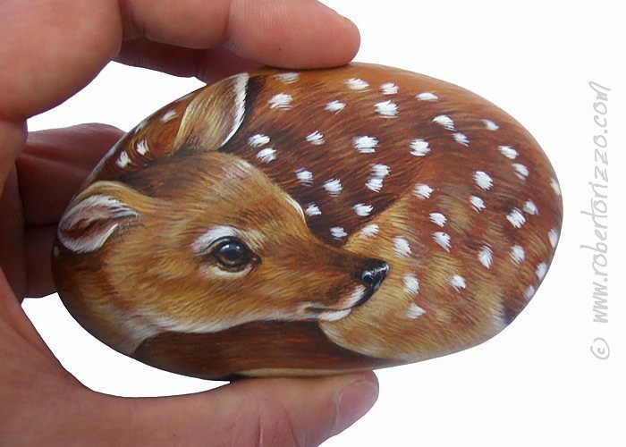 +30 fotos: Artista transforma pedras em pinturas incríveis de animais 